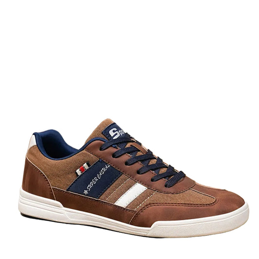 Herr Sneakers Casual Stil med Vintage-blekning 0