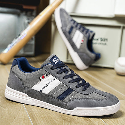 Herr Sneakers Casual Stil med Vintage-blekning 2
