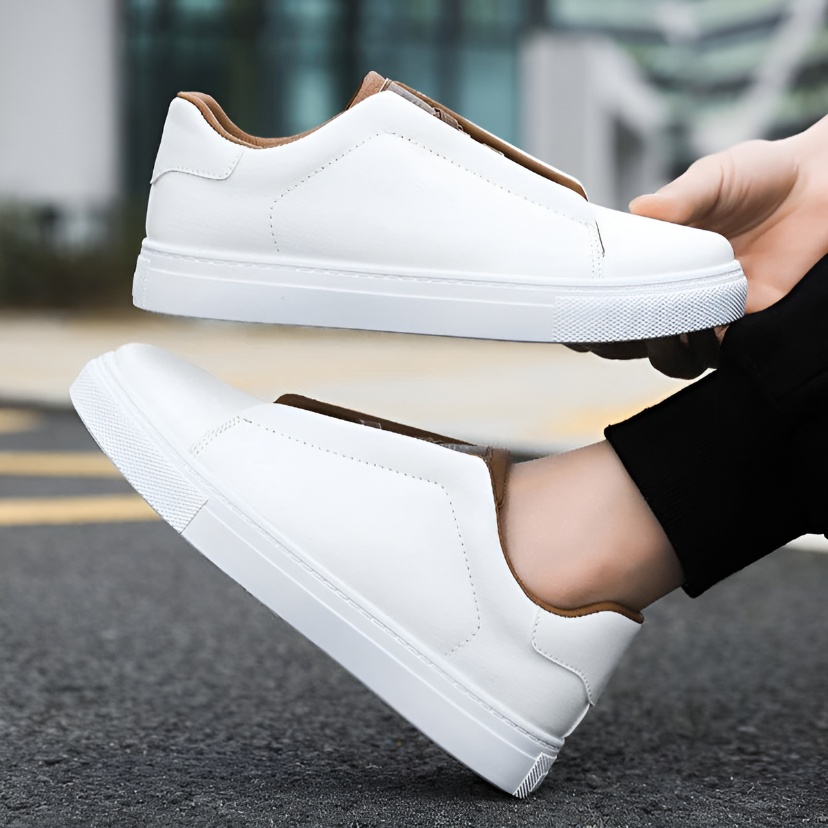 Herr Sneakers Klassisk Design 7
