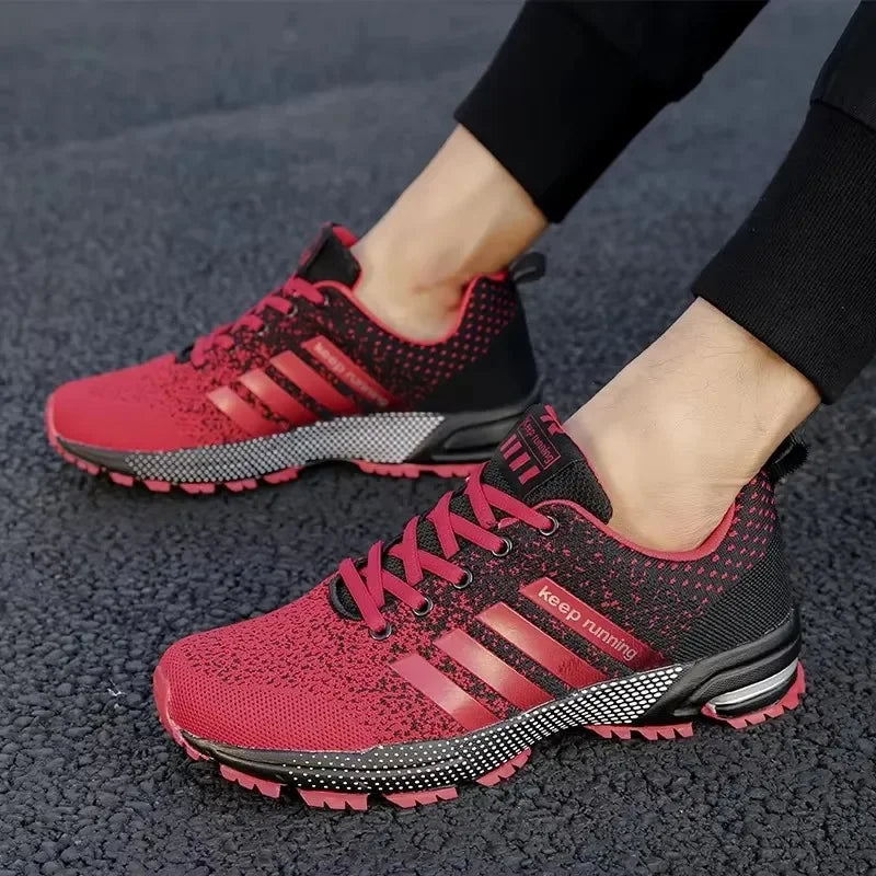 Herr Sneakers Låg Top Design Mesh Syntetisk Tyg 2