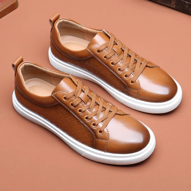 Herr Sneakers Low Top Klassisk Design 1