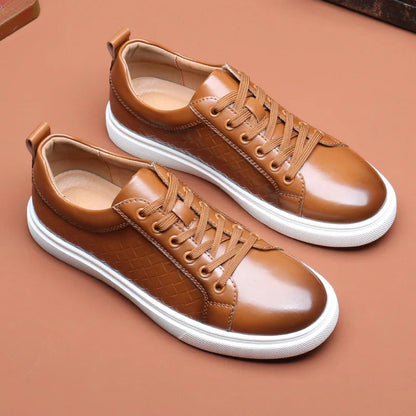 Herr Sneakers Low Top Klassisk Design 1
