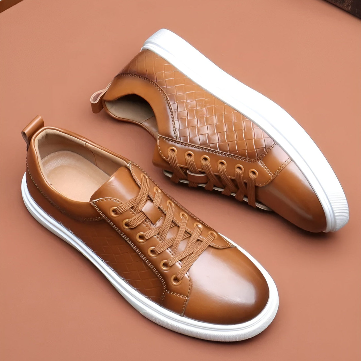 Herr Sneakers Low Top Klassisk Design 3