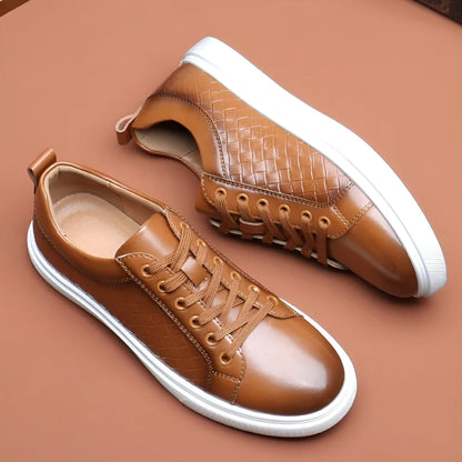 Herr Sneakers Low Top Klassisk Design 3