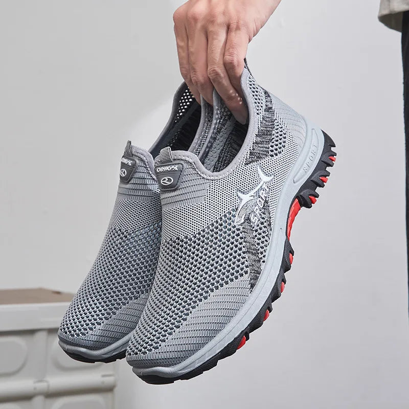 Herr Sneakers Mesh Lätta Casual Skor Syntetisk 2