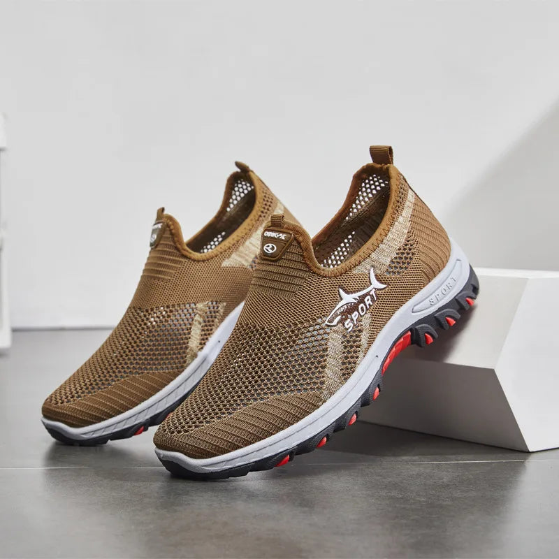 Herr Sneakers Mesh Lätta Casual Skor Syntetisk 6