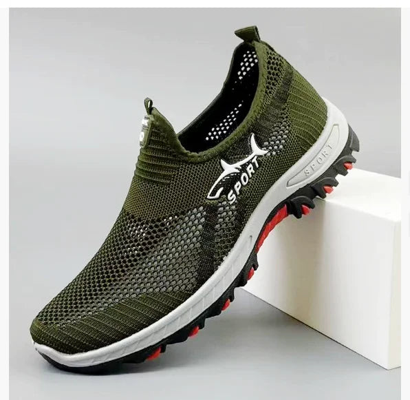 Herr Sneakers Mesh Lätta Casual Skor Syntetisk 8