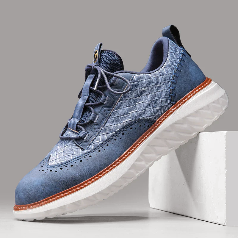 Herr Sneakers Oxford-Stil Sportiga Skor 6