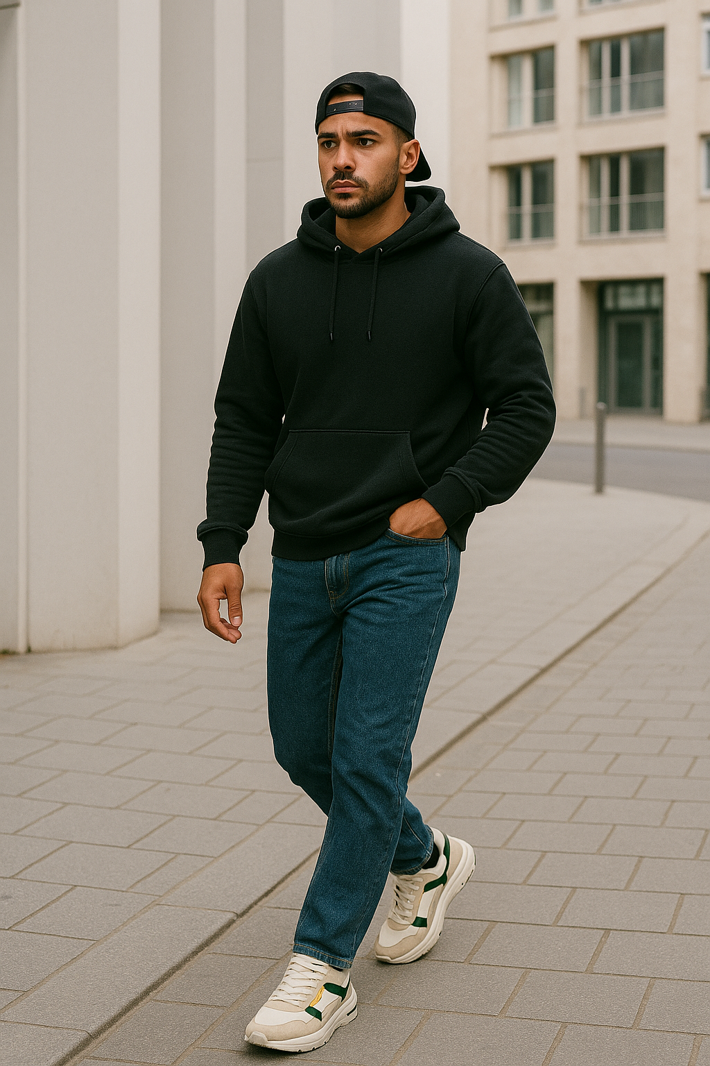 Herr Sneakers Smart Casual Suede Detaljer Med Gummisula 4
