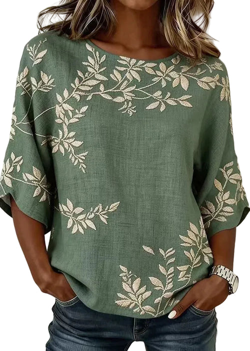 Herr T-shirt Med O-hals Och Tryck För Avslappnad Stil 0