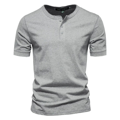 Herr T-shirt med Krage i Bomull 3