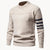 Herr Tröja Crewneck Med Ribbdetaljer Och Modern Siluett 10