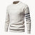 Herr Tröja Crewneck Med Ribbdetaljer Och Modern Siluett 1