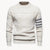 Herr Tröja Crewneck Med Ribbdetaljer Och Modern Siluett 2