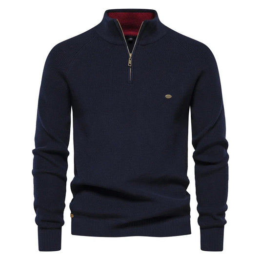 Herr Tröja Halvlång Dragkedja Modern Stil 0