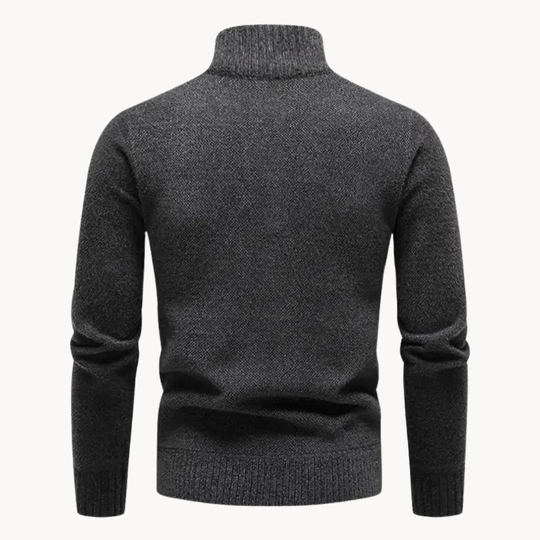 Herr Tröja Halvzip Vardagsstil Komfortabel Design 2