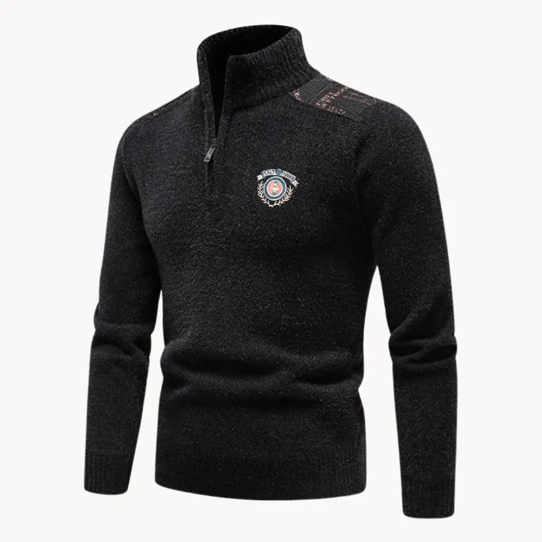 Herr Tröja Halvzip Vardagsstil Komfortabel Design 4
