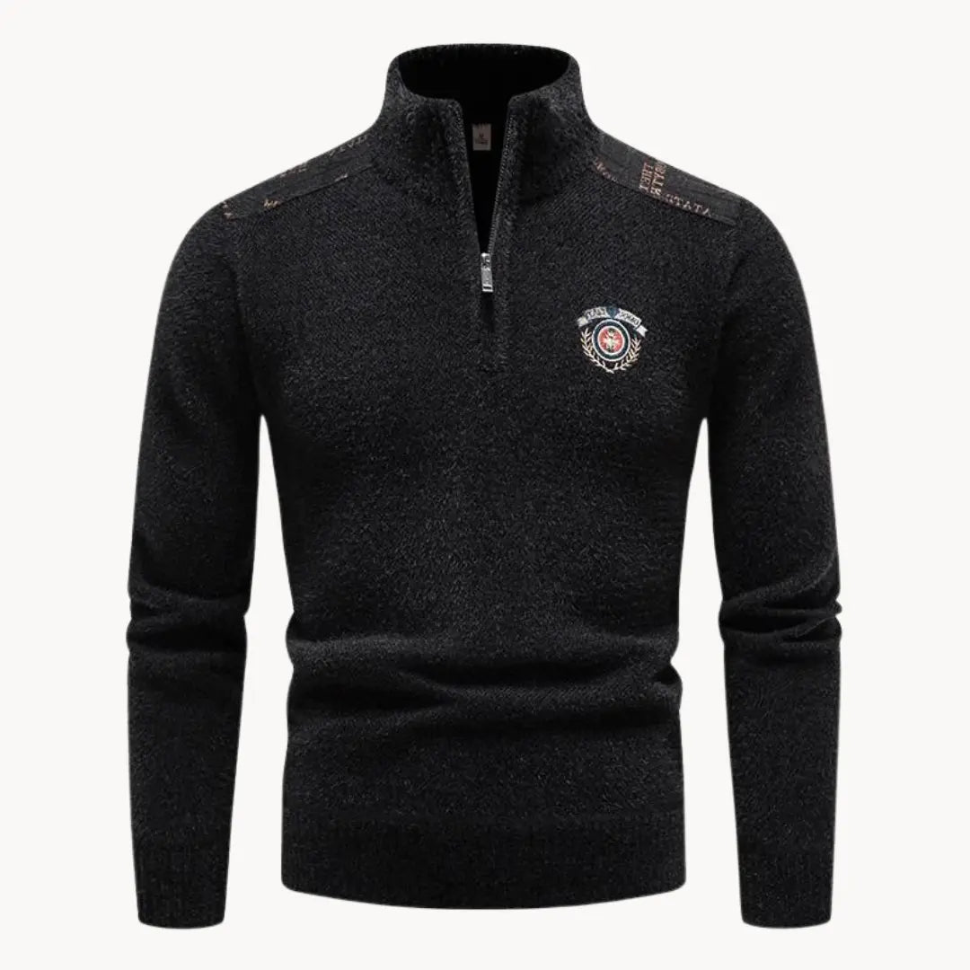 Herr Tröja Halvzip Vardagsstil Komfortabel Design 8