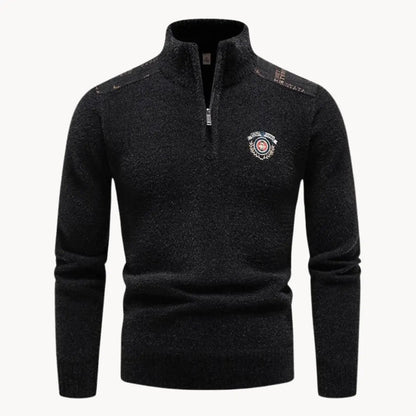 Herr Tröja Halvzip Vardagsstil Komfortabel Design 8