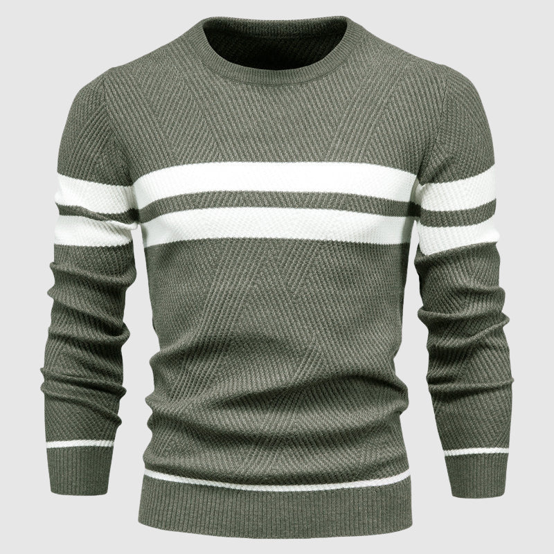 Herr Tröja Randdesign Modern Stil 2