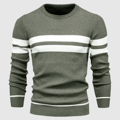Herr Tröja Randdesign Modern Stil 2