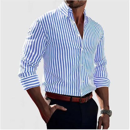Herr Tröja Randig Design Skräddarsydd Casual 3