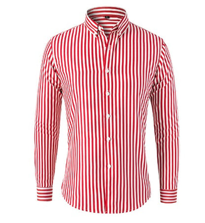 Herr Tröja Randig Design Skräddarsydd Casual 5