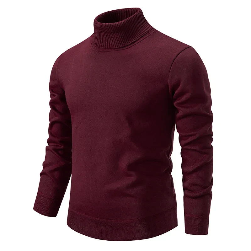 Herr Tröja i Ull med Polokrage – Klassisk och Bekväm Design 1
