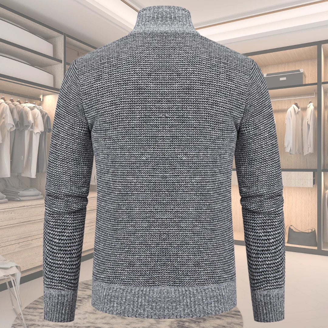 Herr Tröja med Diamantmönster Modern Stil 1