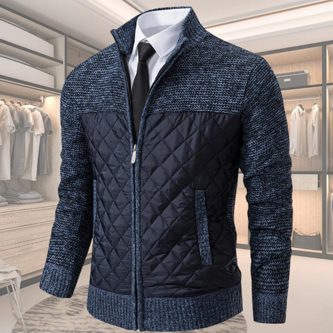 Herr Tröja med Diamantmönster Modern Stil 3
