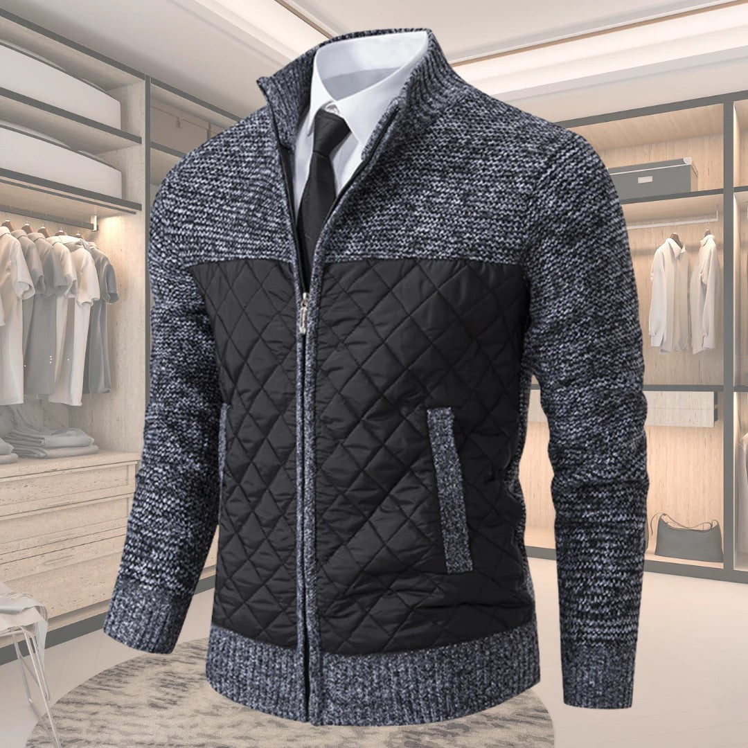 Herr Tröja med Diamantmönster Modern Stil 4