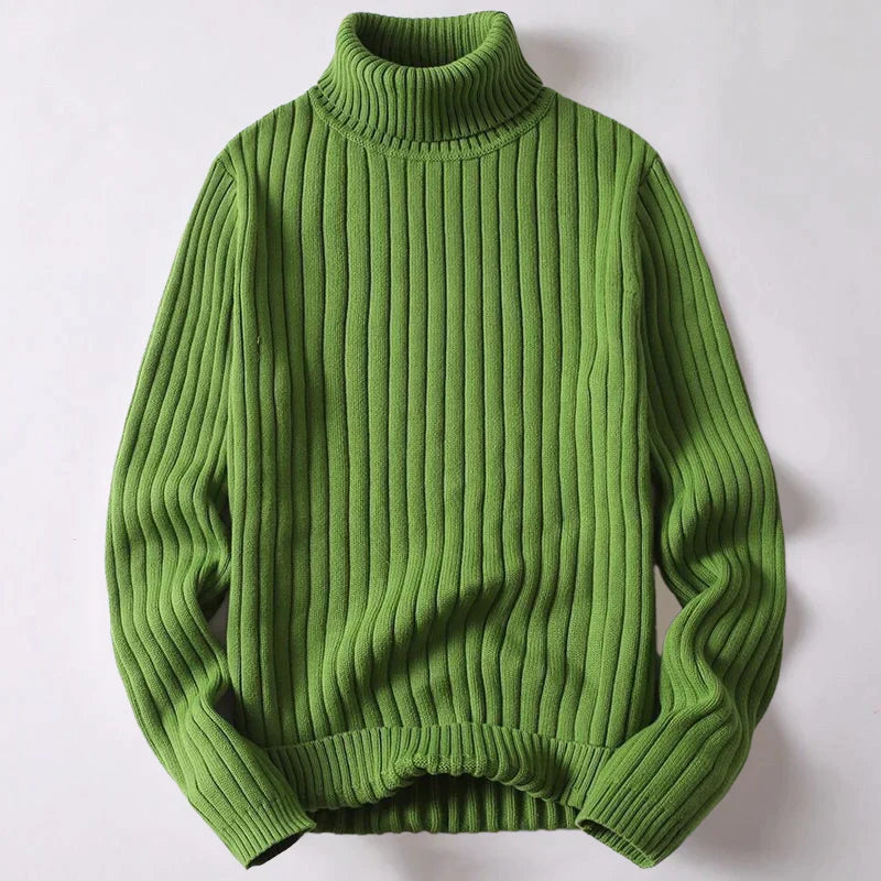 Herr Turtleneck Tröja Klassisk Stil 2