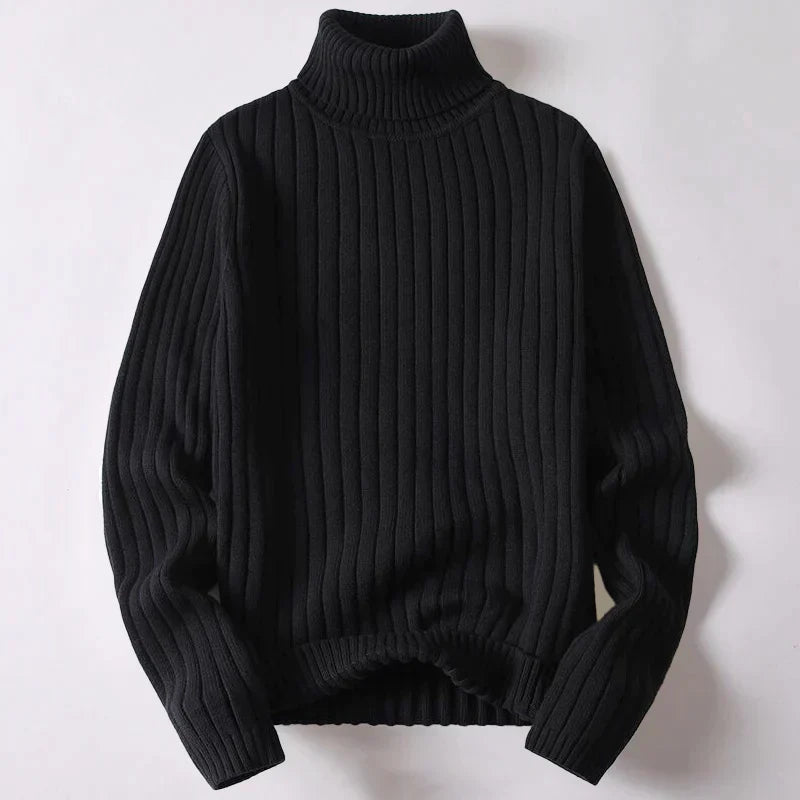 Herr Turtleneck Tröja Klassisk Stil 3