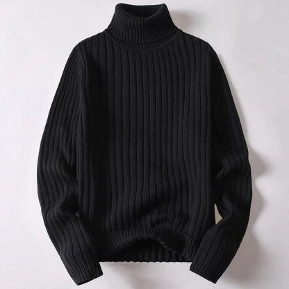 Herr Turtleneck Tröja Klassisk Stil 3
