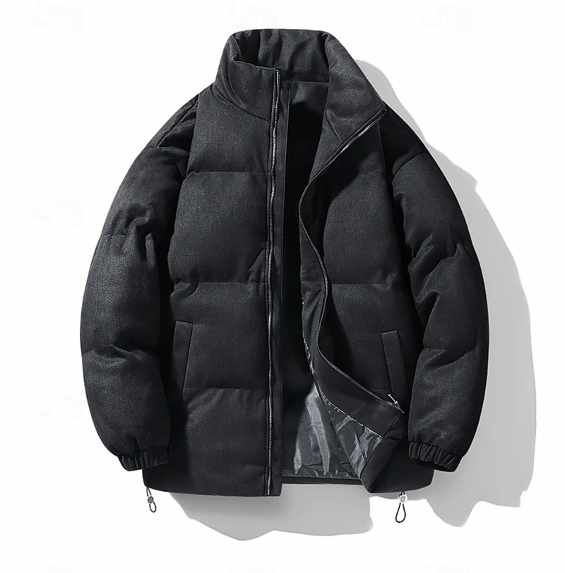 Herr Vinterjacka Quiltad Modern Stil 3