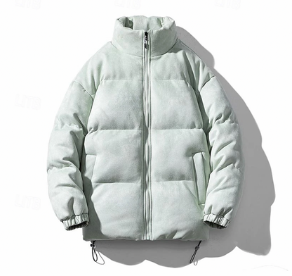 Herr Vinterjacka Quiltad Modern Stil 4