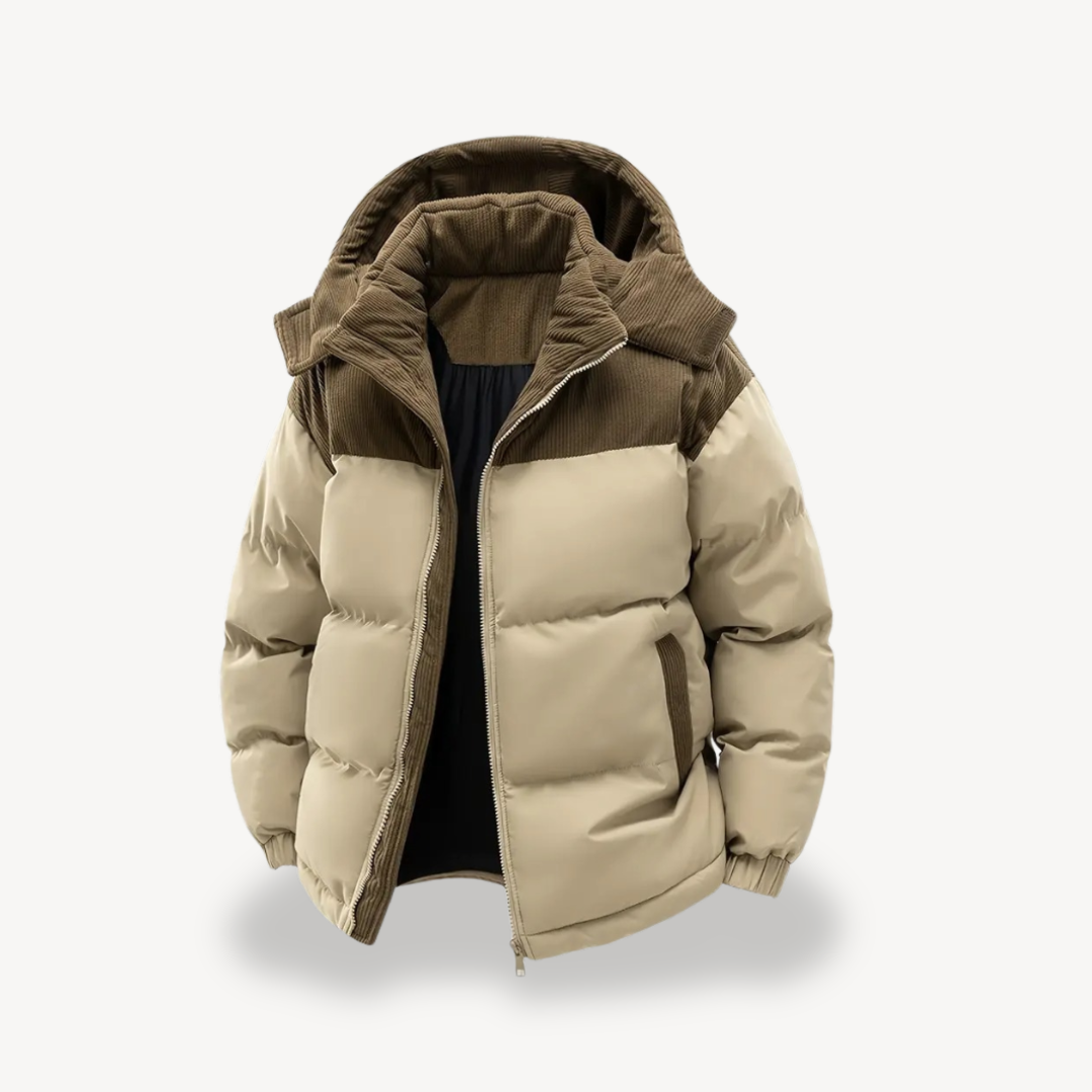 Herr Vinterjacka med Sladdhuva och Modern Stil 2