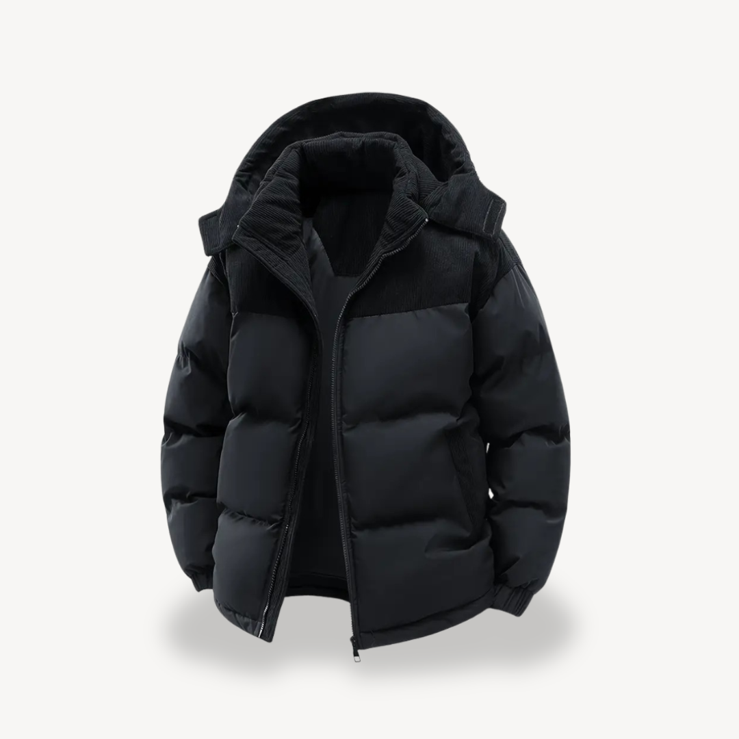 Herr Vinterjacka med Sladdhuva och Modern Stil 9