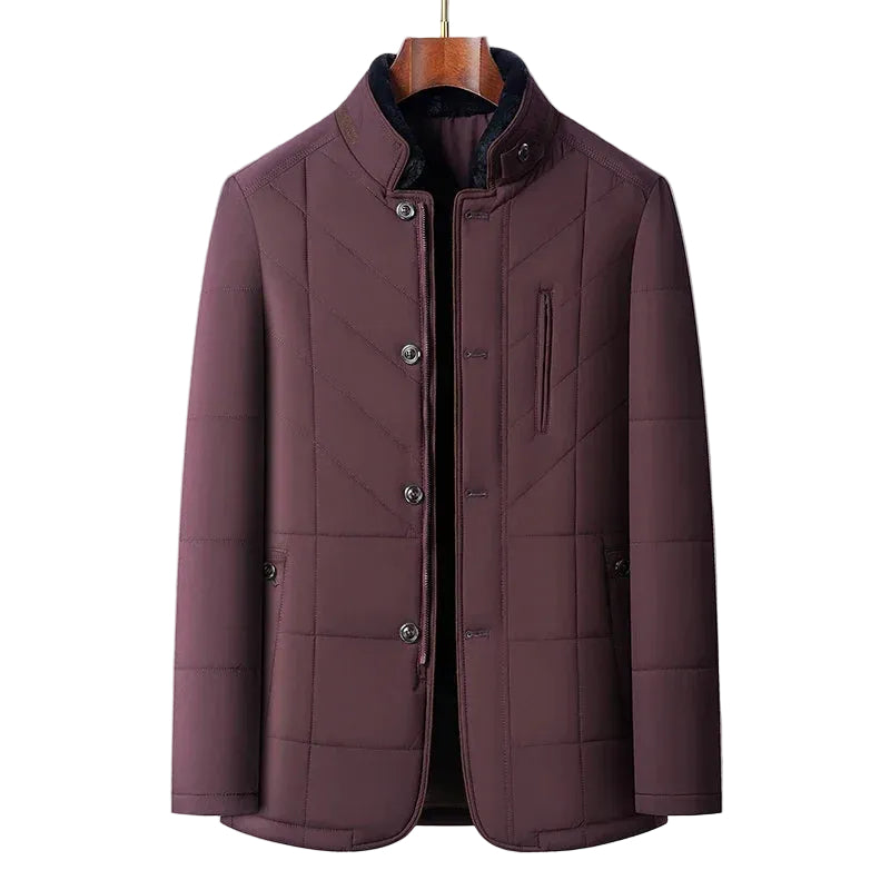 Herr Windbreaker med Geometriska Mönster 0