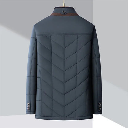 Herr Windbreaker med Geometriska Mönster 2