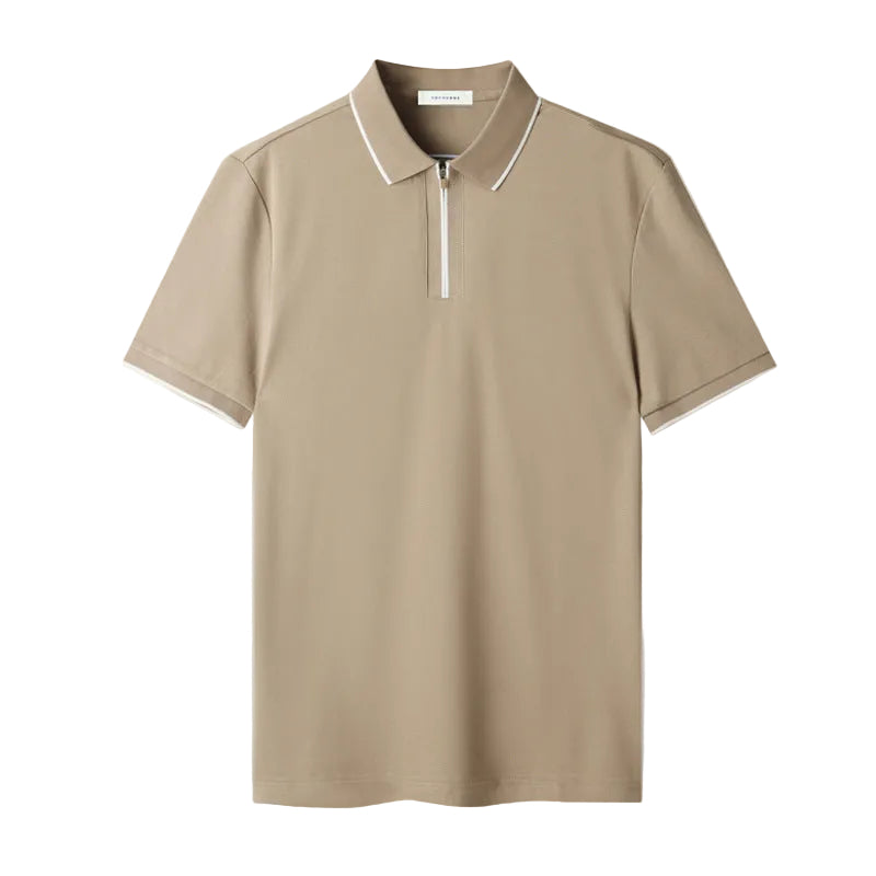 Herr Zip-Up Polo T-shirt 0
