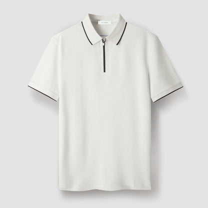 Herr Zip-Up Polo T-shirt 2