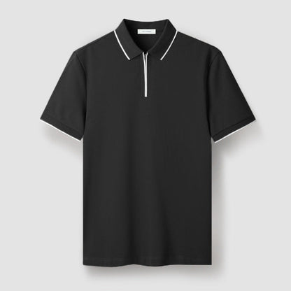 Herr Zip-Up Polo T-shirt 4