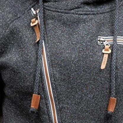 Herr Zip Hoodie Casual Stil 6