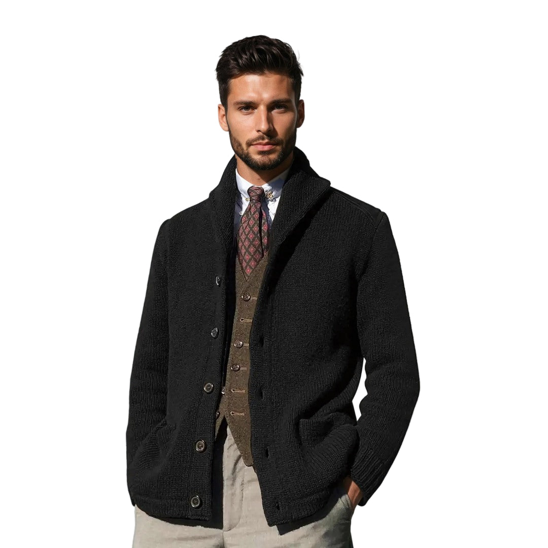 Herr Tröja Chelsea Modern Design Mörk Passform 0