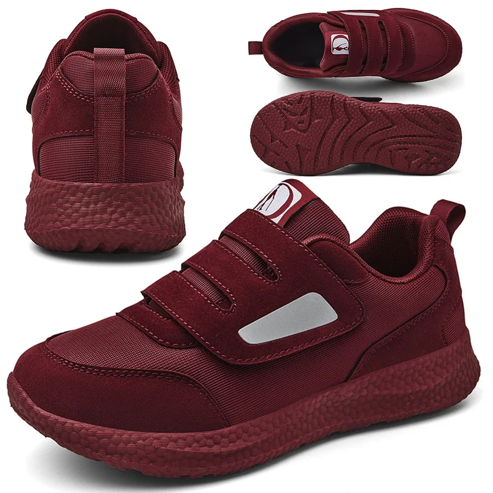 Herr och Dam Slip-On Skor för Diabetiker, Ortopediska Sneakers med Justerbar Stängning 1