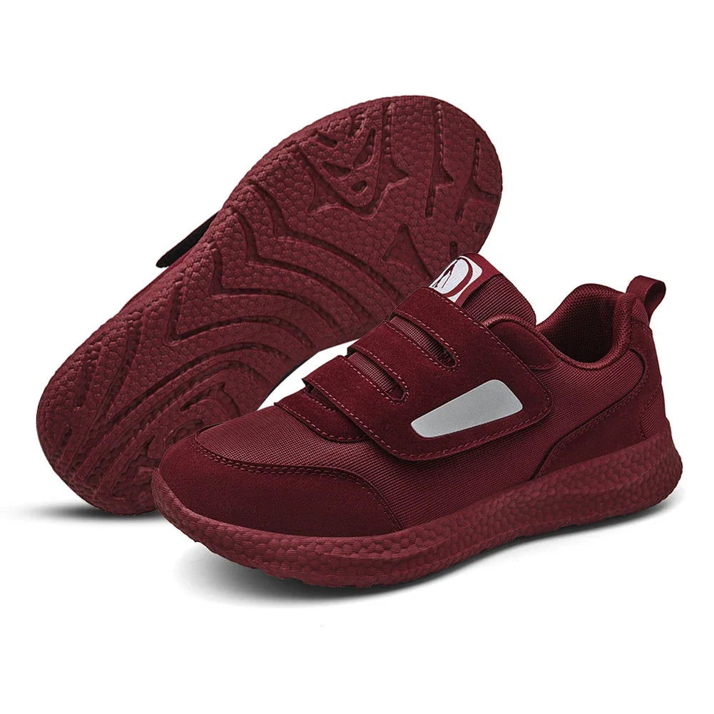 Herr och Dam Slip-On Skor för Diabetiker, Ortopediska Sneakers med Justerbar Stängning 6