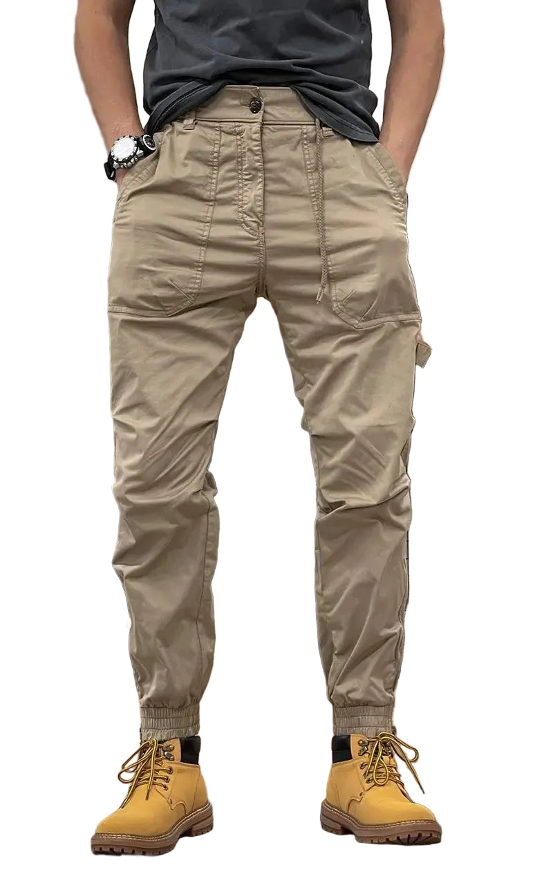 Herrar Cargobyxor Med Fickor Modern Laststil 0