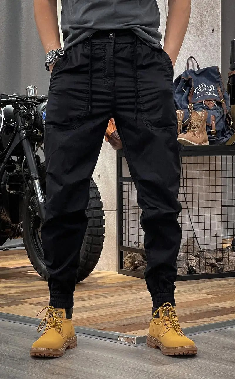 Herrar Cargobyxor Med Fickor Modern Laststil 10