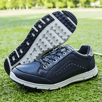Herrar Golfskor med Integrerade Spikar och Lätt Konstruktion 9